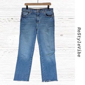 FREE PEOPLE Women’s Size 31 Denim Jeans Ankle High Rise Fit Style Stretch